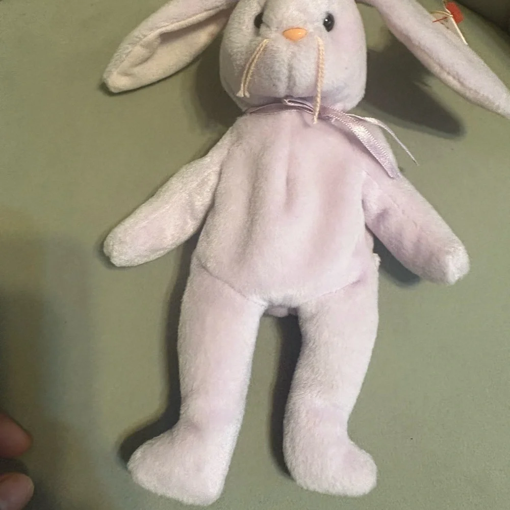 Ty Soft Lavender Bunny Plush